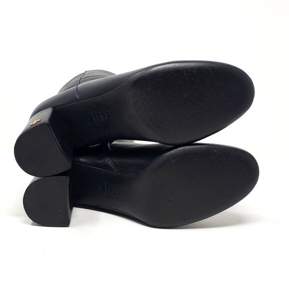 Tory Burch Brooke 70MM Ankle Boot Calf Leather Perfect Black 46063 Size US 7 - Picture 8 of 12